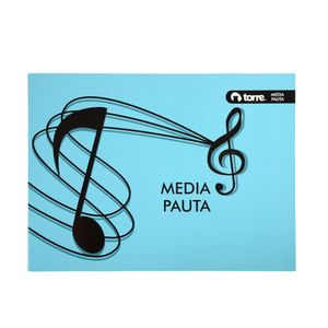 Cuaderno Cosido Musica Media Pauta 10h