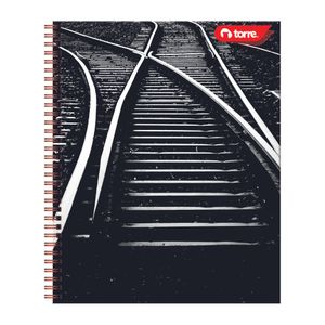 Cuaderno universitario Black&amp;white 7mm 100 hjs.
