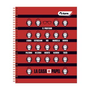 Cuadernos Universitario Netflix 7mm 100hjs