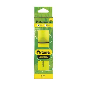 Blister Destacador Punta Biselada Plano Amarillo 2.0