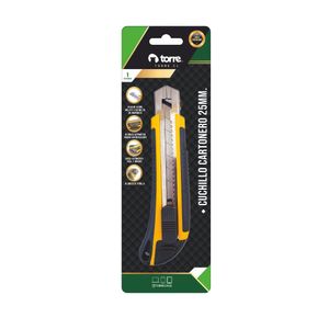 Blister Cuchillo Cartonero Extra Grande 25 mm