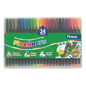 Set Fineliners 24 Colores
