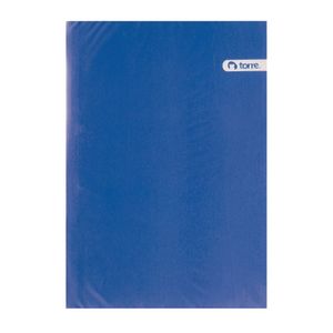 Archivador Plastificado Azul Con Gusano