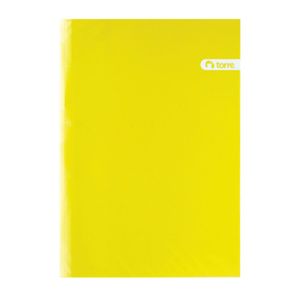 Archivador Plastificado Amarillo Con Gusano