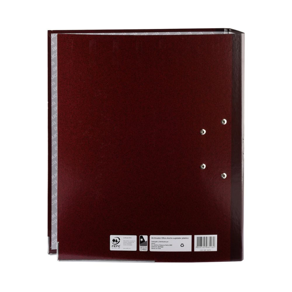 Pickin Pack | MODULO PARDO 1 ARCHIVADORES DE PALANCA FOLIO 2 ANILLAS DE 70 Mm Negro 350x100x290 Mm