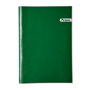 Archivador Plastificado Verde Con Gusano