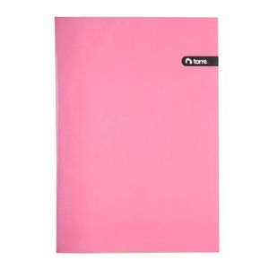 Archivador Plastificado Rosado Con Gusano