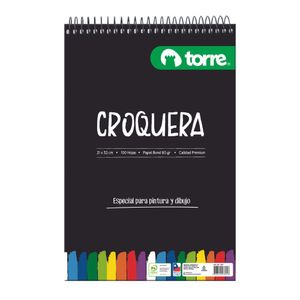Croquera 21 x 32 cm 100 hjs.