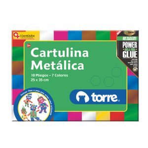 Bolsón Cartulina Metálica 10 Pliegos - 7 Colores