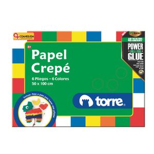 Bolsón Papel Crepé 6 Colores - 6 Pliegos