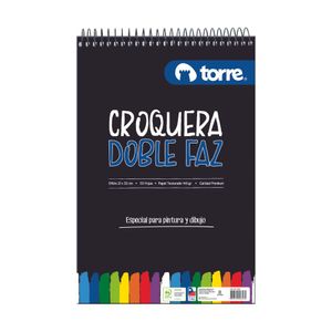Croquera Doble Faz 21 x 32 cm