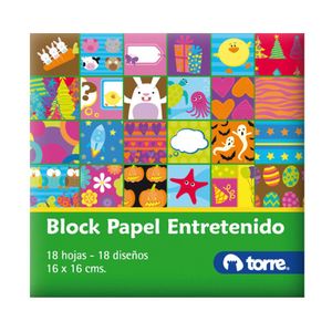 Block Papel Entretenido 16 x 16 cm