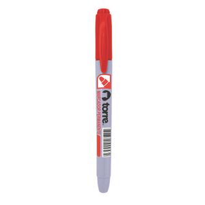 Marcador Permanente Punta Redonda Tipo Lapiz Rojo
