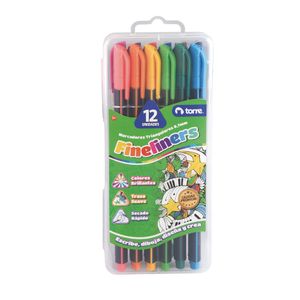 Blister Set Fineliners 12 Colores
