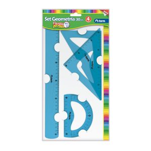 Set Geometría Flexible 30 cm 4 Piezas