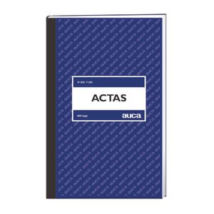 Libro de Actas Auca 400 hjs.