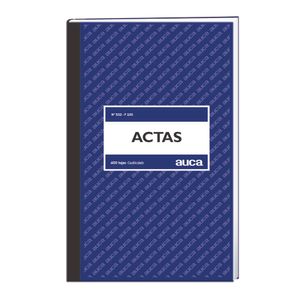 Libro de Actas Cuadriculado 400 hjs.