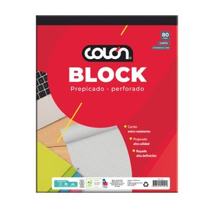 Block Colon Block Carta Matemátcas 7 mm 80 hjs.