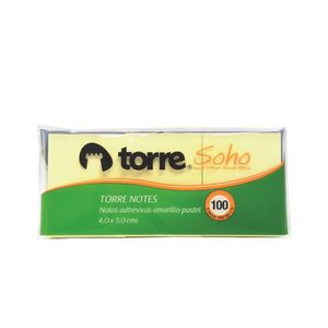 Torre Notes Amarillo 3 Unid. 5 x 4 cm 100 hjs.