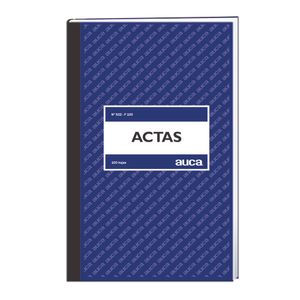 Libro Actas Auca 100 hjs.