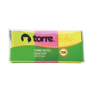 Torre Notes Mix Neon 3 Unid. 5,1 x 3,8 cm 100 hjs.