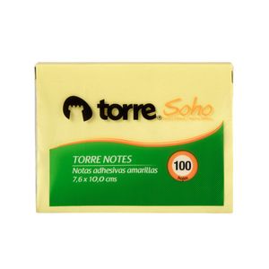 Torre Notes Amarillo 7,6 x 10 cm 100 hjs.