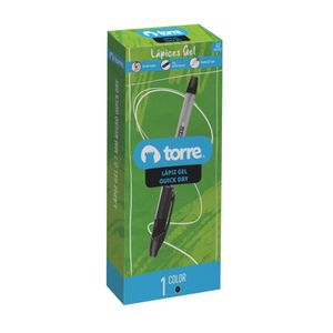 Bolígrafo Gel Quick Dry 0,7 mm Negro
