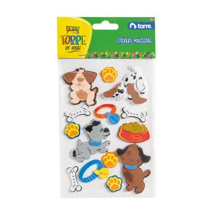 Stickers Goma Eva Mascotas