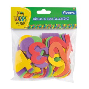 Números Adhesivos de Goma Eva
