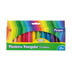 Plasticinas Triangulares 12 Colores