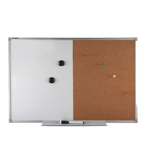 Pizarra Acrílica Magnética + Corcho 75 x 120 cm