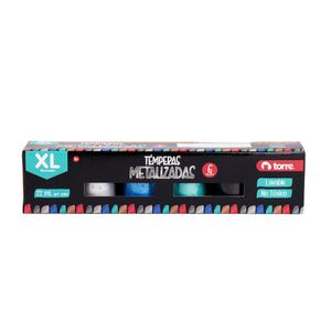Témperas XL Metalizadas 6 Colores
