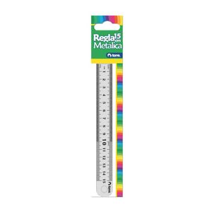 Regla Metálica 15 cm 1 Unid.