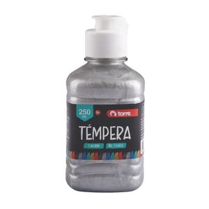 Témpera 250 ml Color Plateada