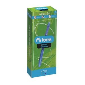 Bolígrafo Gel Quick Dry 0,5 mm Azul