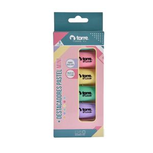 Blister Set Destacadores Mini Pasteles 6 Colores/6 Unid