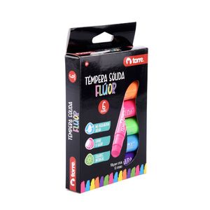 Témpera Sólida Flúor 6 Colores