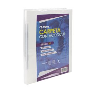 Carpeta A4 con Accoclip