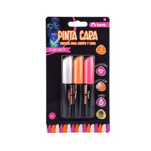 Pinta Caras Party Flúor 3 Colores
