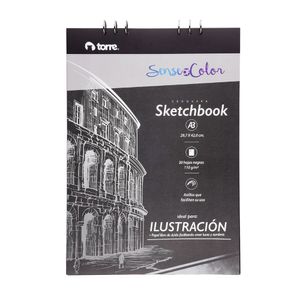 Sketchbook Black 30 hjs. A3