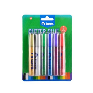 Blister Set Glitter Glue 6 Colores