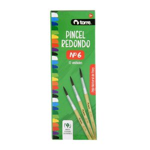 Pincel Redodo N° 6
