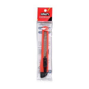 Blister Cuchillo Cartonero Chico 9 mm
