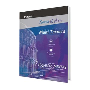 Block Artístico Multitécnica 20 hjs. A4