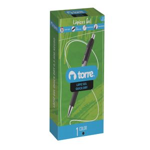 Bolígrafo Gel Quick Dry Retráctil 0,5 mm Negro