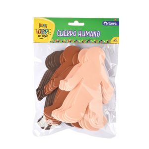 Figuras de Cuerpo Humano de Goma Eva