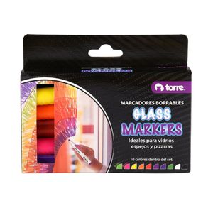 Marcadores Gráficos Glassmarkers 10 Colores