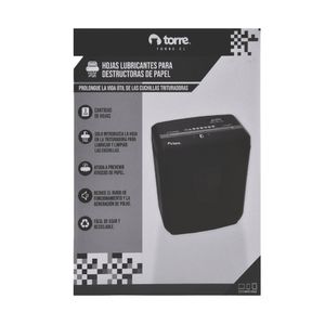 Hojas Lubricantes para Destructoras 3 Unidades