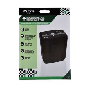 Hojas Lubricantes para Destructoras 12 Unidades