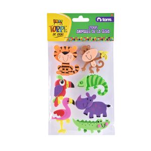 Stickers Goma Eva Animales de la Selva